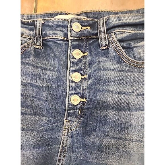 Kancan Jeans Womens Size 28 Skinny Distressed Cropped Jeans Womens Size 28 - Picture 3 of 10